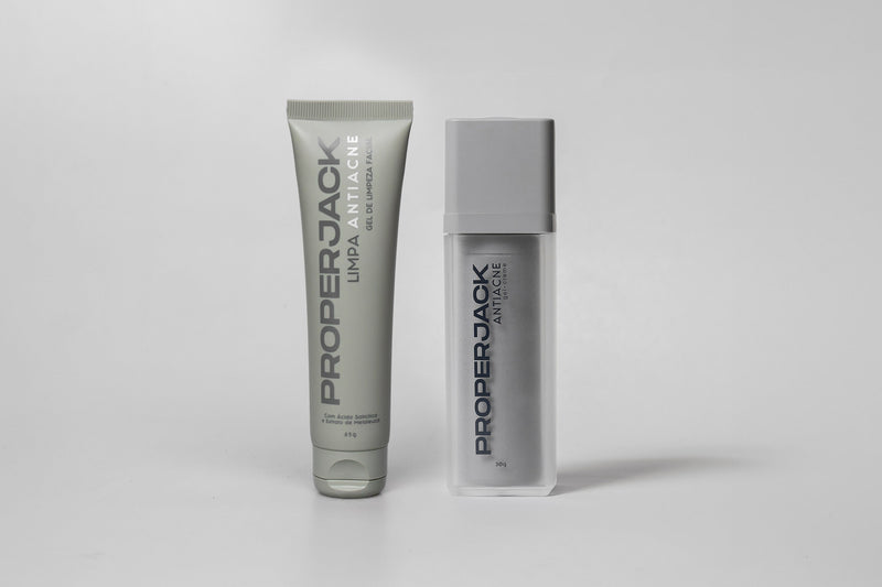 Dupla Antiacne: Limpa Antiacne e Gel Creme Antiacne