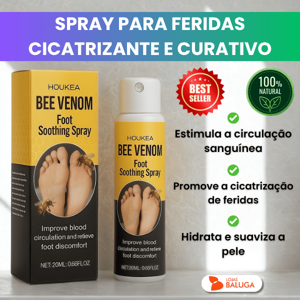 Spray Cicatrizante para Feridas, Úlceras e Pé Diabético
