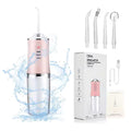 Irrigador Dental Oral Recarregavél 220ml Higiene Limpeza Bucal Portátil Limpador de Dente